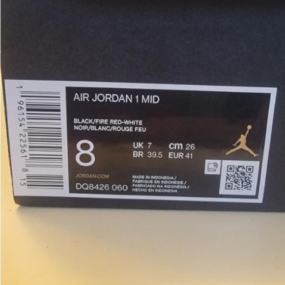 Reverse bred Jordan one mids - Picture 6 of 8